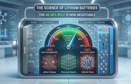 The Science of Lithium Batteries: Why the 40-60% Rule is Non-Negotiable