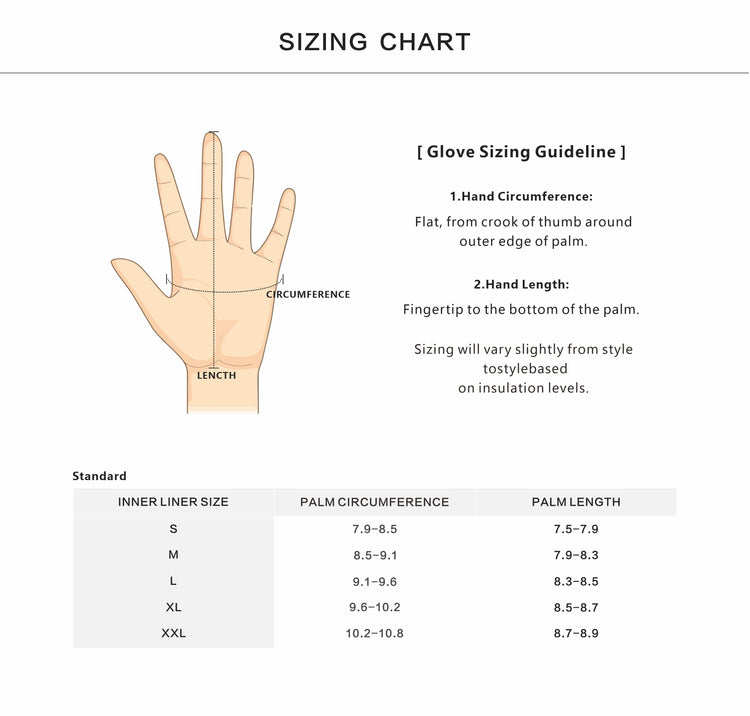 Measure Your Hand for Gloves A StepbyStep Sizing Guide Arcfomor