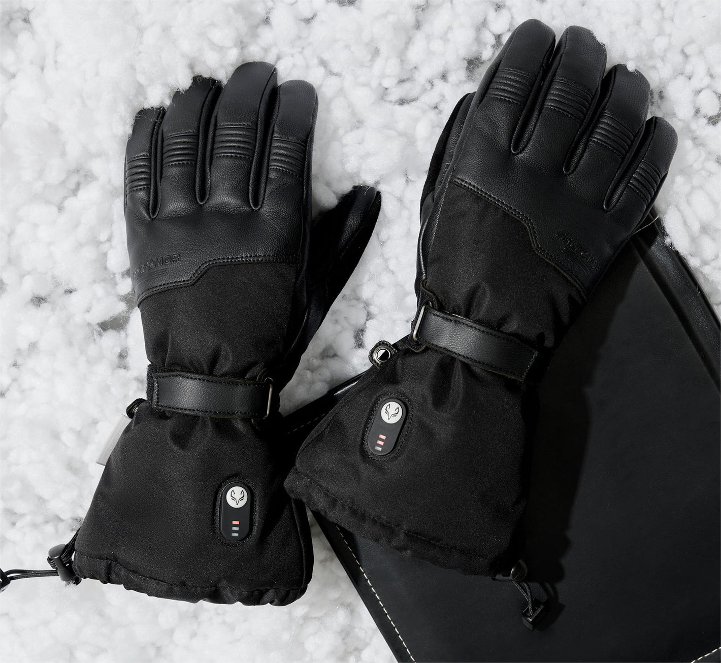 Ottawa Nights premium 7.4V heated gloves for stylish winter warmth and performance.