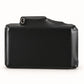 Plain black back of an Arcfomor heated glove battery, with rounded edges and a raised DC socket housing.