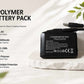 Arcfomor 7.4V 3000mAh lithium-polymer battery showing the connector and 22.2Wh rating