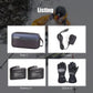 Basalt gloves, two 7.4V batteries, compatible charger and storage bag