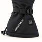 Crab Claw glove cuff with an adjustable woven wrist strap, square fox control button and drawcord adjustment.
