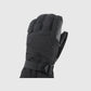Crab Leg five-finger heated snow glove with polyester back and adjustable wrist strap
