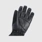 Crab Leg heated snow gloves showing the full goatskin palm and touchscreen thumb and index finger pads