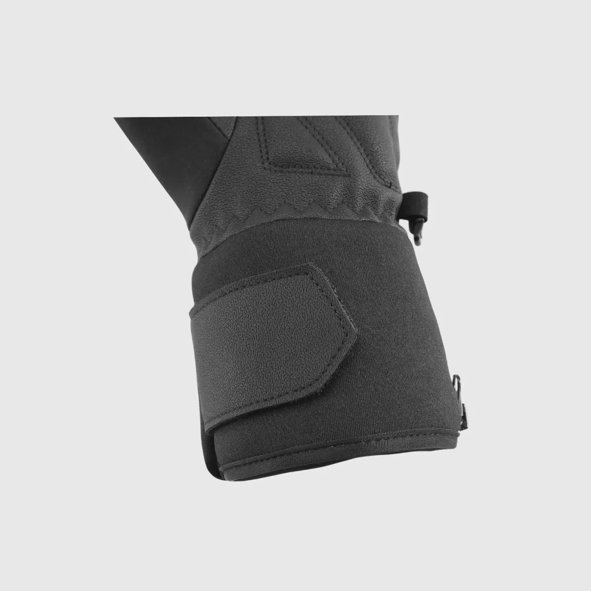 Close-up of the wrist battery pocket on an Ember 2.0 heated glove