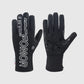 Feather heated gloves in the earlier large-logo clearance style