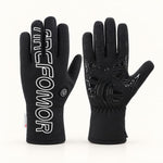 Feather heated gloves in the earlier large-logo style.