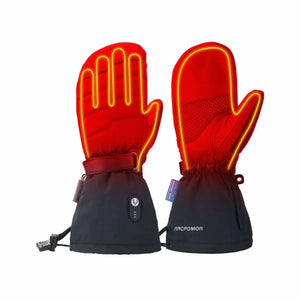 Illustrative warmth visualization on Niagara Stone heated mittens