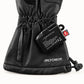 Polar Baron glove cuff with a connected battery, zippered battery pocket and drawcord closure.