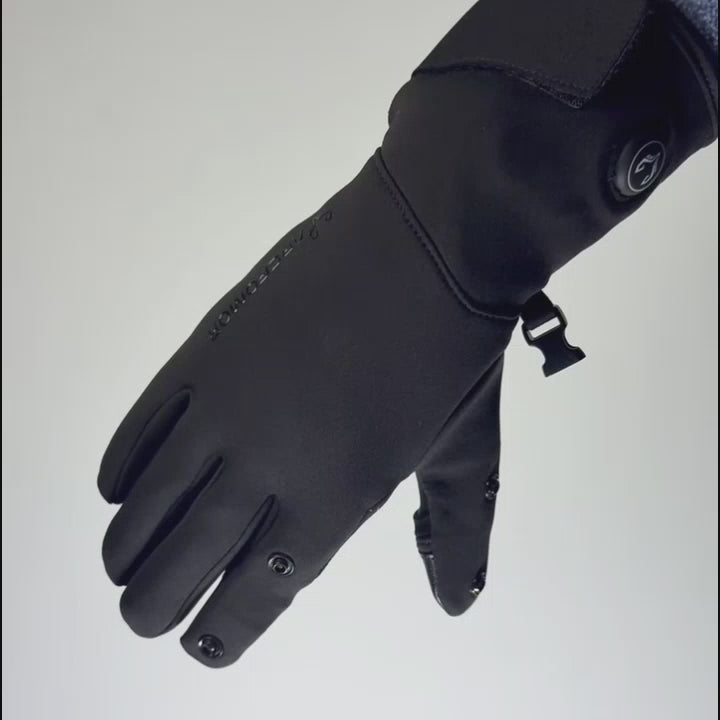 Display of Spider Silk Lightweight Heated Gloves