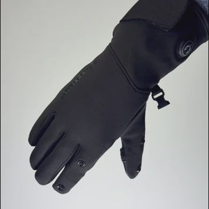 Display of Spider Silk Lightweight Heated Gloves