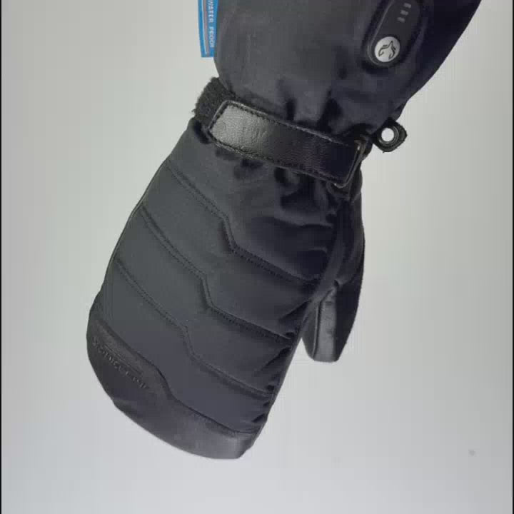 Niagara Stone waterproof heated mittens product demonstration