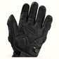 Tempest glove palm showing the textured grip panel, palm-heel slider and reinforced thumb base.