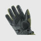 Goatskin palm with grip reinforcement and fixed palm-heel guard on Vortex gloves