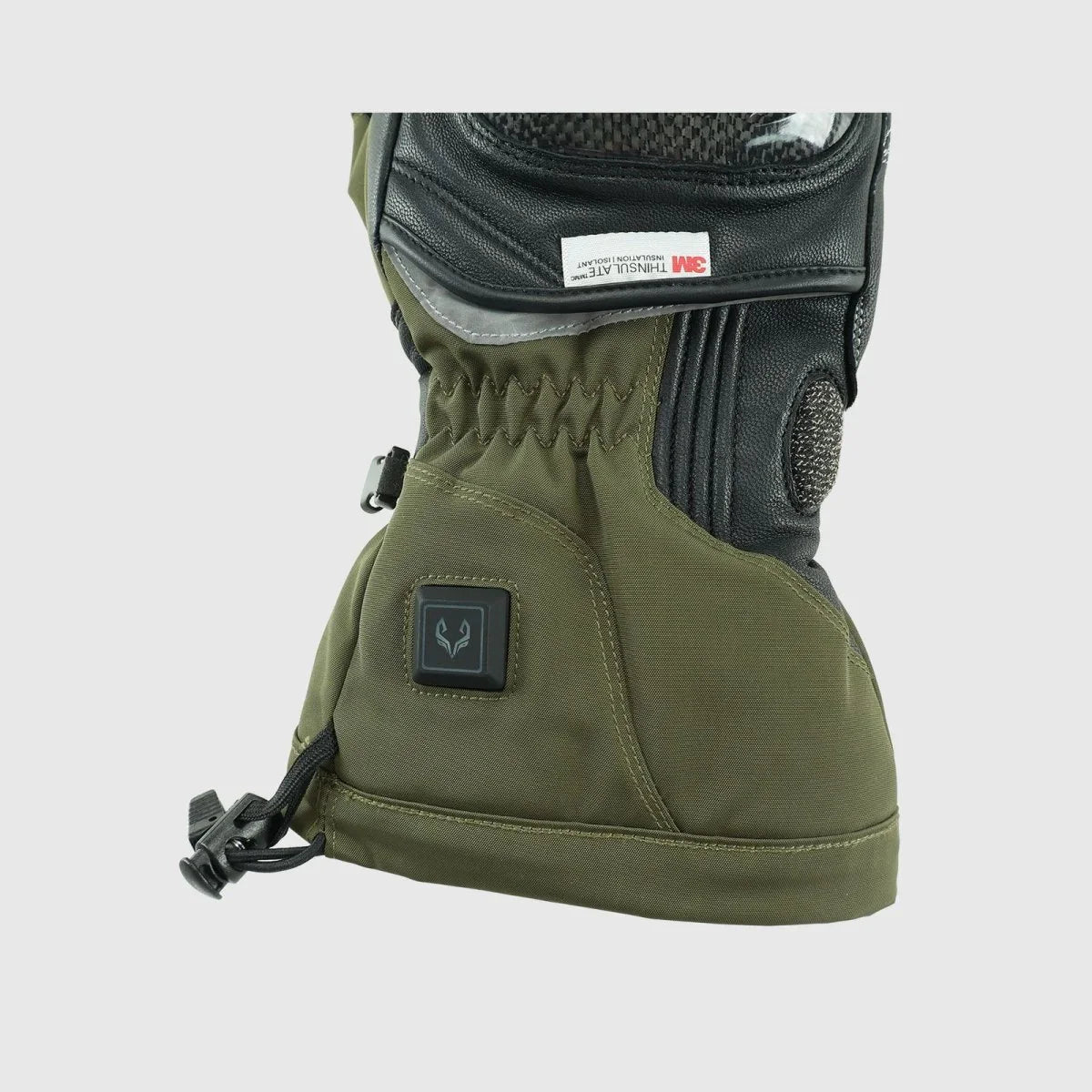 Vortex glove cuff with heat control, waterproof zipper and 3M Thinsulate label