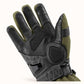 Vortex glove palm showing the textured grip panel, fixed palm-heel guard and reinforced thumb base.