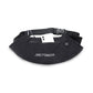 WarmHeart heated hand warmer muff with a smartphone placed in the front zip pocket