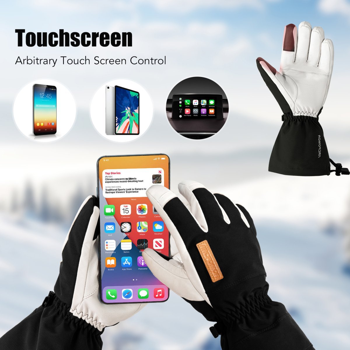 "Yellowstone Gentlemen"Warm Gloves - Arcfomor